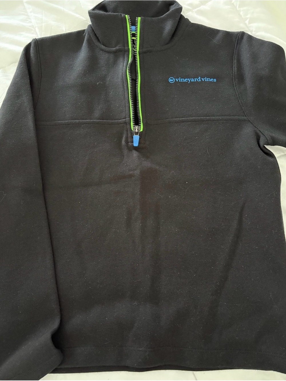 Vineyard vines quarter zip shep med 12-14